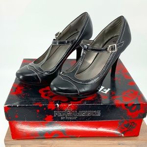 Fergalicious Women's Black High Heels Size 8M